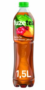 FuzeTea Black Ice Tea Peach & Hibiscus 1,5l