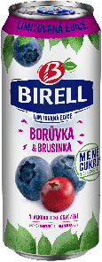 Birell Borůvka a Brusinka 0,5 l plech