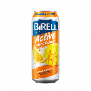 BIRELL ACTIVE Mango & Citrón, plech 0,5l