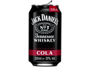 Jack Daniels Cola, plech 0,33l