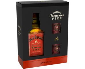 Jack Daniel`s 0.7l Fire+2xsklo