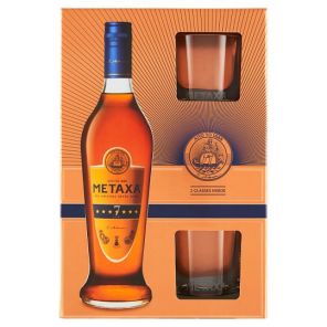 Metaxa 7 Star 0.7l krab.2xsklo