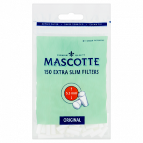 Filtry Extra Slim Mascotte 5,3mm 150ks